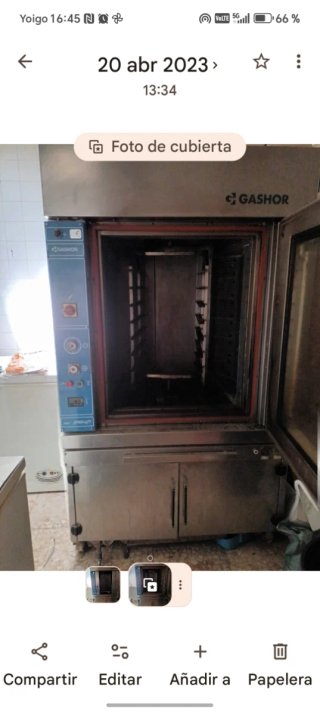 Horno Gashor para panadería