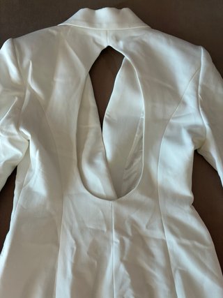 Vestido Chaqueta Blanco Talla M