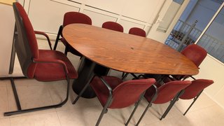 Mesa de Reuniones Oficina + 8 sillas a conjunto