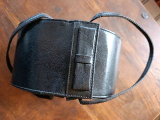 Bolso de mano vintage negro