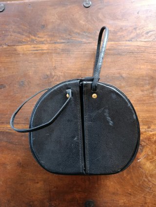Bolso de mano vintage negro