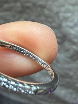 Anello specchio con pietra rossa a cuore tg.60