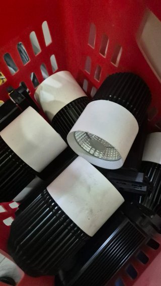Foco del led de riel