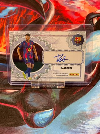 Tarjeta de Colección R. Araujo Autografiada Panini