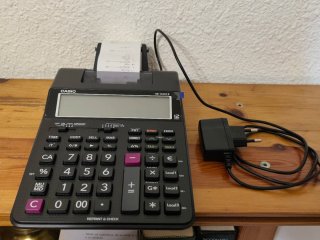 Calculadora Casio HR-150RCE Impresión regalo rollo