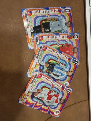 Lote 4 Cromos Futbol Edición Limitada