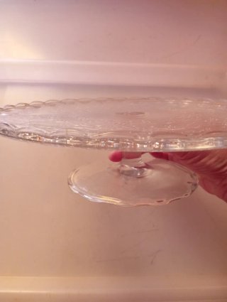 Expositor de tartas de cristal