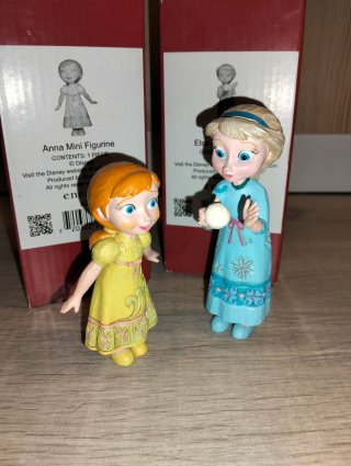 Figuritas Frozen Anna y Elsa Disney