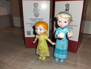 Figuritas Frozen Anna y Elsa Disney