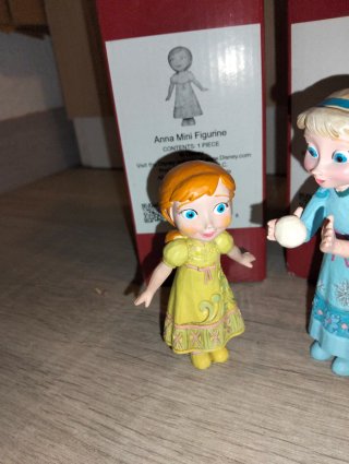 Figuritas Frozen Anna y Elsa Disney