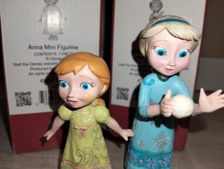 Figuritas Frozen Anna y Elsa Disney