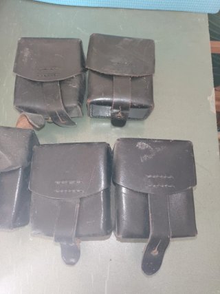 Accesorios cuero antiguos para cinturón