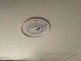 Lámpara plafón blanca como nueva