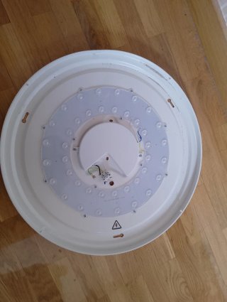 Lámpara plafón blanca como nueva