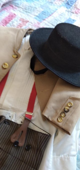 Traje Cordobés Niño Beige y Marrón. Talla 2-4 años