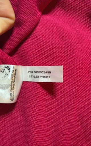 Polo Lacoste Fucsia