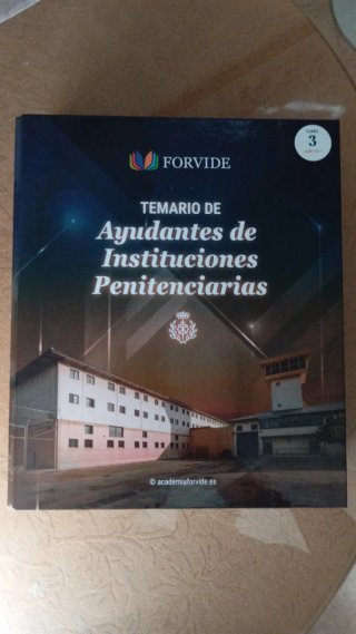 Temario Ayudantes Instituciones Penitenciarias
