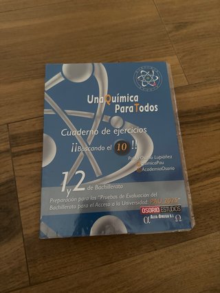 UNA QUÍMICA PARA TODOS CON CUADERNO DE EJERCICIOS