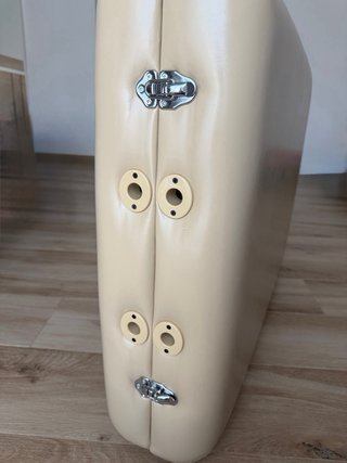 Camilla plegable 71cm Master Massage Beige