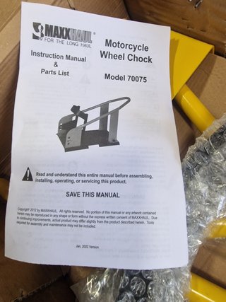 MaxxHaul 70075 Calzo Rueda Moto