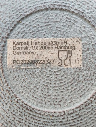 Tetera de hierro fundido verde