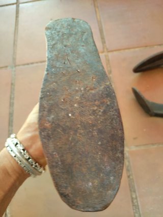 Yunque zapatero artesanal hierro forjado vintage