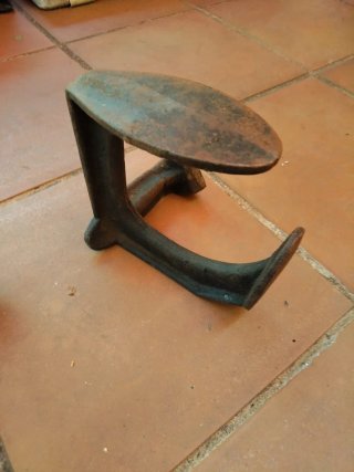 Yunque zapatero artesanal hierro forjado vintage