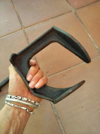 Yunque zapatero artesanal hierro forjado vintage