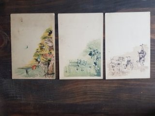 Antiguas postales francesas para escribir