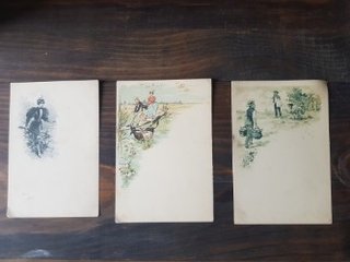 Antiguas postales francesas para escribir