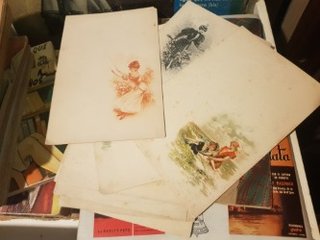 Antiguas postales francesas para escribir