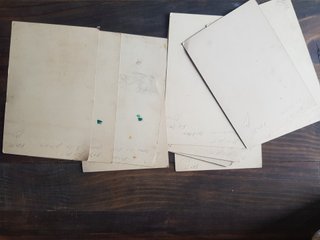 Antiguas postales francesas para escribir
