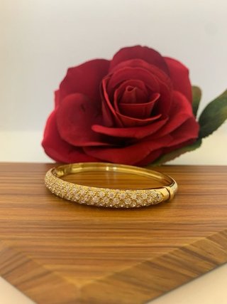 Pulsera caña de Oro 18kl -Ref.COR-TRA1856