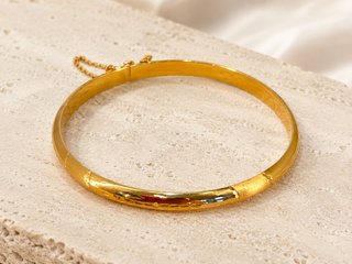 Elegante pulsera tipo caña Oro 18KL COR-TRA1928