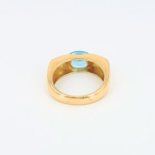 Anillo de oro de 18k piedra, 6.21 g, T-15.