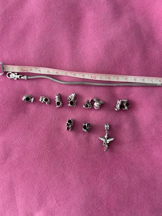Pulsera Cedora Plata 925 con 11 Charms Disney
