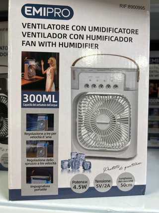 Ventilador y humidificador EMIPRO 300ml