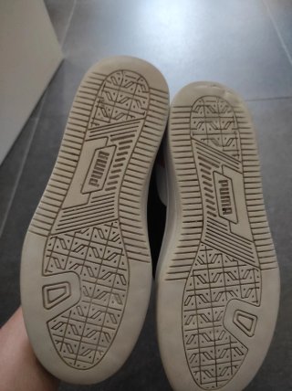 Zapatillas Puma niño azul y blanco