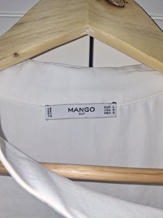 Vestido blanco Mango Talla L