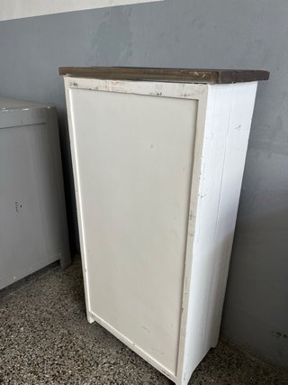 Estantería Rústica Madera Blanca