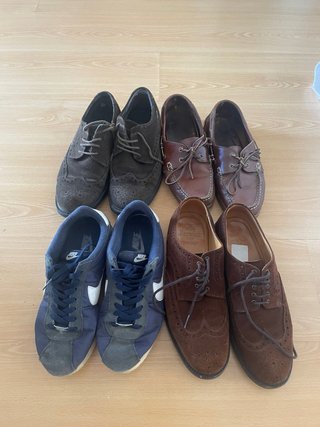 Zapatos Berwick y Nike Cortez