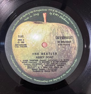The Beatles Abbey Road LP 1970 Apple 3C 062-04243