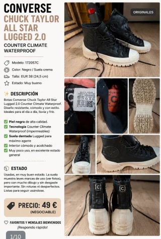 Converse Lugged 2.0 Counter Climate EUR 38