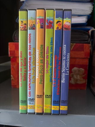 Colección DVD Barrio Sésamo (6 DVDs)