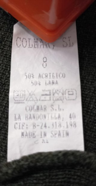 Chaleco de punto verde caballero