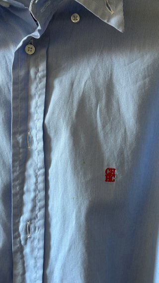 Camisa Carolina Herrera Azul