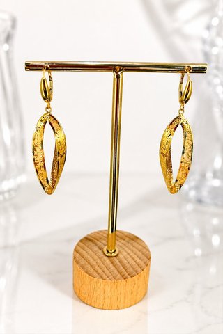 Pendientes Oro 18kl Labrados BIL-TRAE2362