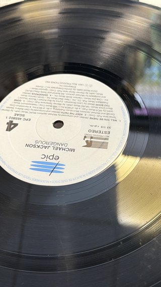 VINILO MICHAEL JACKSON DANGEROUS