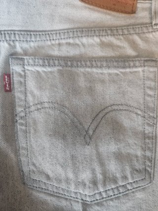 Shorts Levi's 501 Gris T27 chica