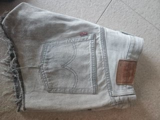Shorts Levi's 501 Gris T27 chica